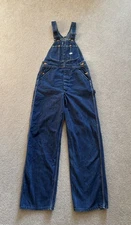 Vintage 1950’s Lee Jeans Overalls Union Made Sanforized Jelt Denim 32x31.5 *RARE