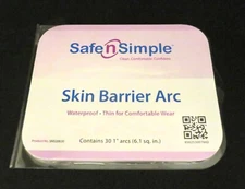 SAFE N SIMPLE SKIN BARRIER ARCS 2 Packs (60 pieces) 1" SNS20630 EXP: 01/19/2026
