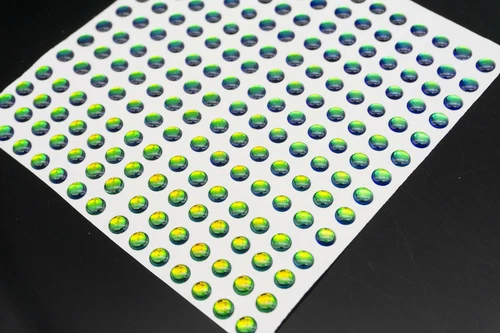 4/5/6/7/8/9/10mm reflective green color3d fish eyes with holographic for fishing