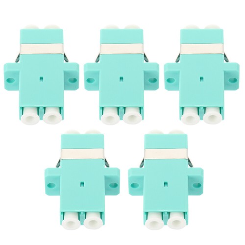 5 PCS Patch Panel Keystone Fiber Optic Multimode Box Wire Fiber Adapter