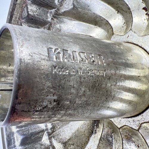 Vintage Kaiser Bundt Pfanne Metall Blech Jello Kuchenform Rund W Germany 9 Zoll - Bild 6 von 10