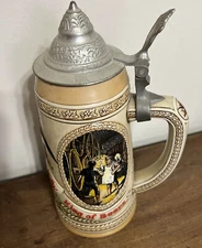 Anheuser Busch Budweiser Lidded Beer Stein Limited Edition Series "C"