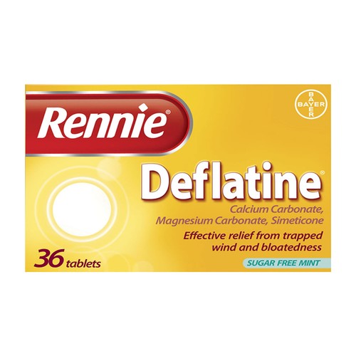 Rennie Deflatine for Trapped Wind Bloatedness Relief 36 Tablets eBay