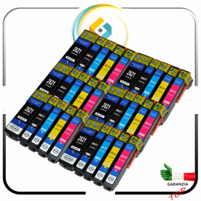 Inchiostro Per Expression Premium XP-600 4 Cartucce Gialle Per Stampante Epson Expression Premium XP-600 XP-620 XP-720 - Go Inks Cartucce Gialle Epson Compatibili