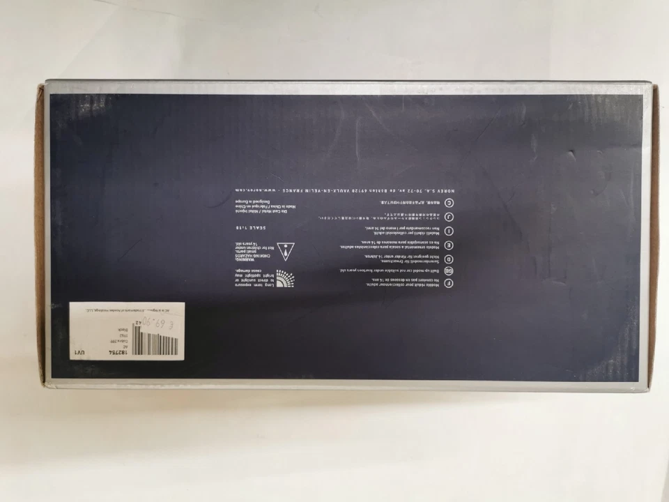 NOREV 1:18 AUTO AC COBRA 289 1963 BLACK NERO ART 182754 - Immagine 2 di 3