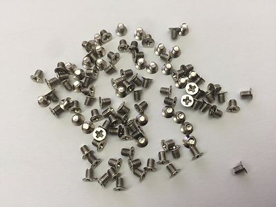 100 Screws hot swap tray caddy hard drive 6-32 x 1/4'' flat head plated steel