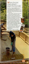 1990 Vintage Print Ad When the last nail is driven reach for roller Seasonite