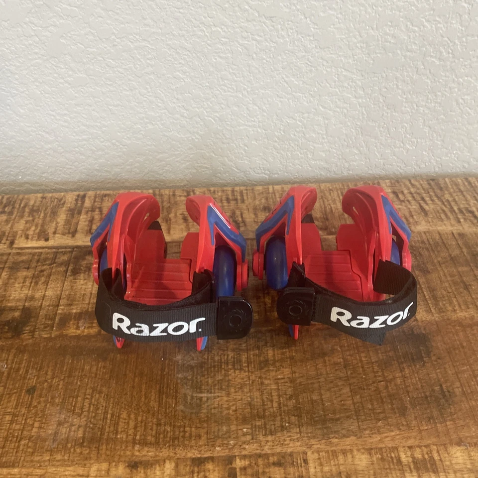 Razor Jetts Tacón Ruedas Spiderman Marvel Ajustable Zapato Patines Rojo Niños Foto 3 de 4