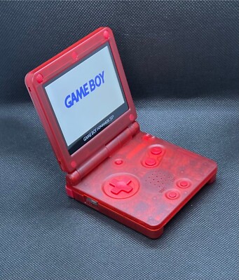 Gameboy Advance SP Handheld Console Gaming Gear IPS V2 Enhanced Visual USB C Mod