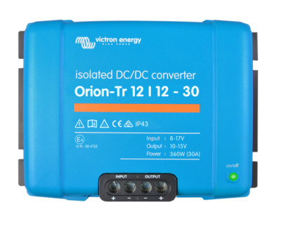 Orion-Tr 12/12-30A (360W) Isolated DC-DC converter / incl. 19% MwSt.