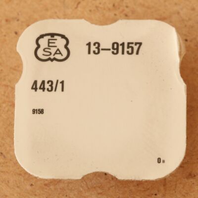 ESA / ETA 9157 PART 443/1  Winkelhebel, SETTING LEVER mounted ETA 9158 - NOS -