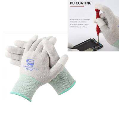 Antistatische Handschuhe Kohlefaser Statische Handschuhe für PC Telefon Reparaturwerkzeug S/M/L Posten