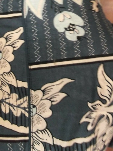 KAPORAL Chemisier a fleurs bleu et blanc Taille xs - Foto 8 di 8