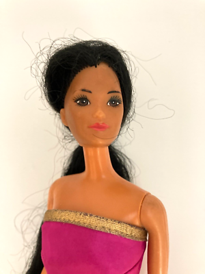 Vintage 1980 Mattel Black Hair Kira Miko Asian Pacific Islander
