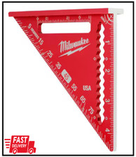 Milwaukee Trim Square 4 1/2 Inch Measuring Work Tool High Visibility Markings