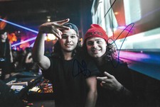 Dvbbs signed 8x12 inch photo autographs Dvbbs signed 8x12 inch photo autographs