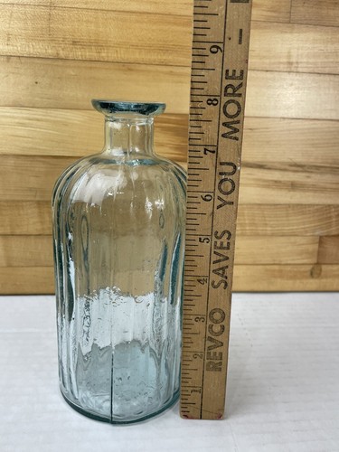 Blue Glass Vase 8.5” High Made In USA - Picture 7 of 8