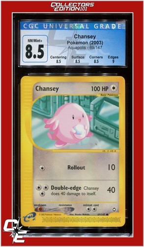 Chansey graded CGC 8.5 for sale on eBay