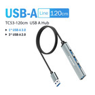 Lemorele USB 3.0 Hub 4 Port OTG Multi Splitter Adapter Macbook Pro Laptop