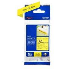 Brother TZE-S651 P-Touch Schriftband schwarz auf gelb 24mm extra stark NEU