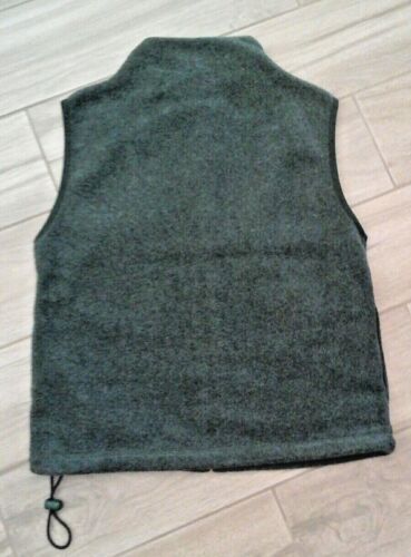Sonoma Women Solid Green Funnel Neck Poly Blend Fleece Vest Size S - Picture 3 of 3