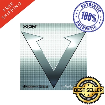 Xiom Vega Pro, Table Tennis and Ping Pong Rubber, Pick Your Color and Thickness