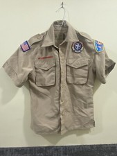 Boy Scout YOUTH M VENTED Official MICROFIBER Uniform SOFT Quick Dry Shirt H325