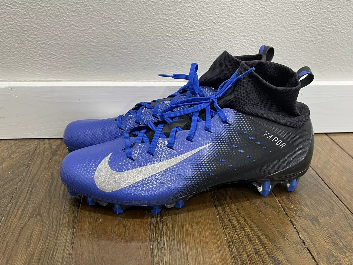Nike Vapor Untouchable Pro 3 Football Cleats Black Blue 917165 005