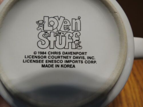 Chocolate Lover Mug Love N Stuff Chris Davenport 1984 Vintage - Picture 9 of 9