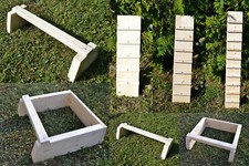 Hühnerleiter Sitzstange Hühnerstall Hühnerklappe Rampe Katzen Kaninchen Treppe 