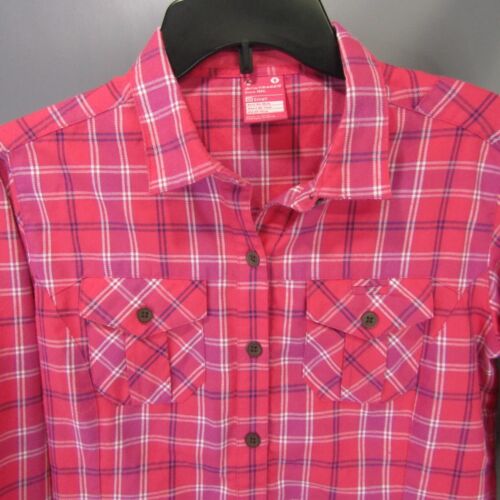 Bontrager Lucette camicia di flanella a quadri donna taglia S rosa piccola - Foto 2 di 11