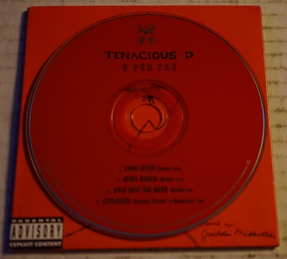 Tenacious D Fun Pak 4 Track Promo CD Demo Megamix Jack Black Kyle
