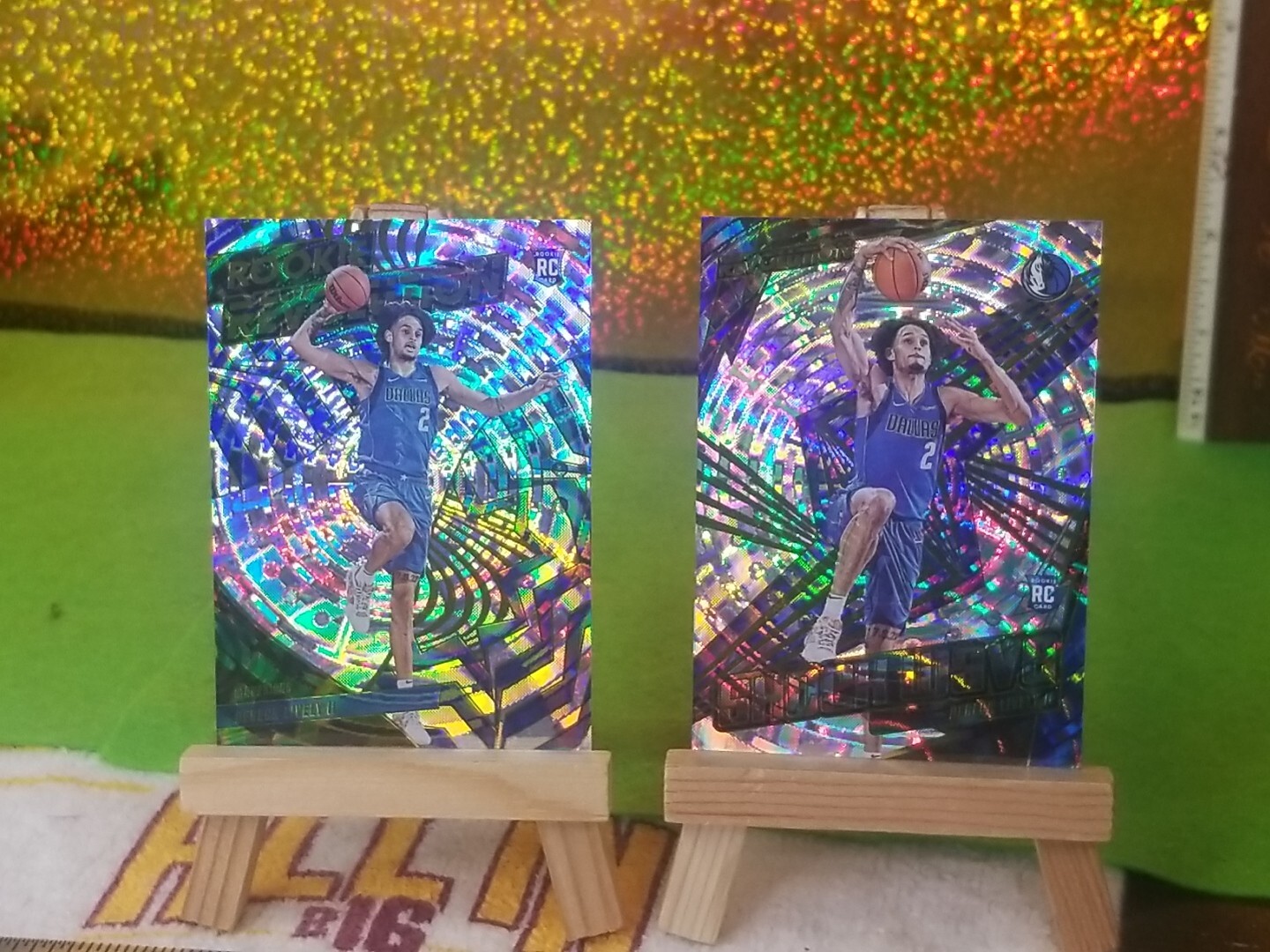 DERECK LIVELY II SP 2023-24 ROOKIE REVOLUTION/SHOCKWAVE FRACTAL #4 & 11 RC NICE!