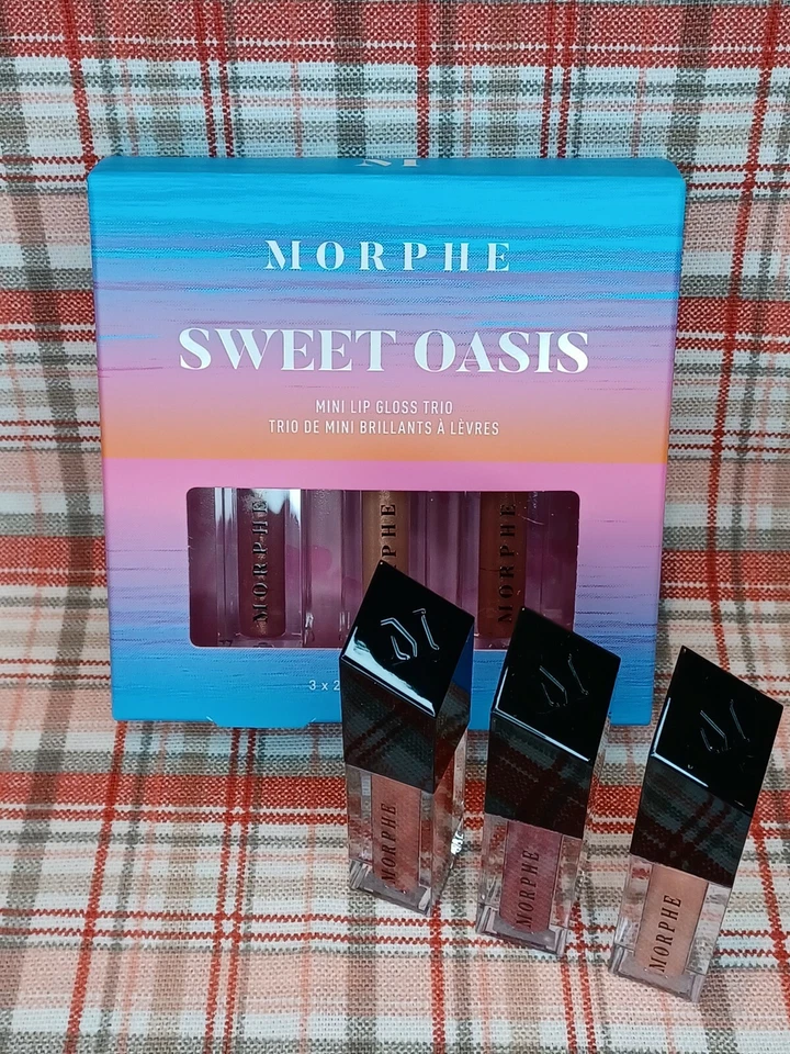  Morphe Sweet Oasis Mini Lip Gloss Trio Limted Edition Set  - Image 3 of 4