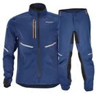ACERBIS X DURO WATERPROOF JACKET & TROUSERS SET BLUE ENDURO ADULT OFF ROAD TRAIL