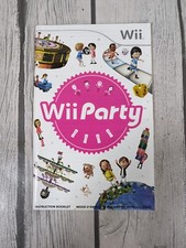 Wii Party Instruction Booklet MANUAL ONLY for Nintendo Wii - Free Shipping
