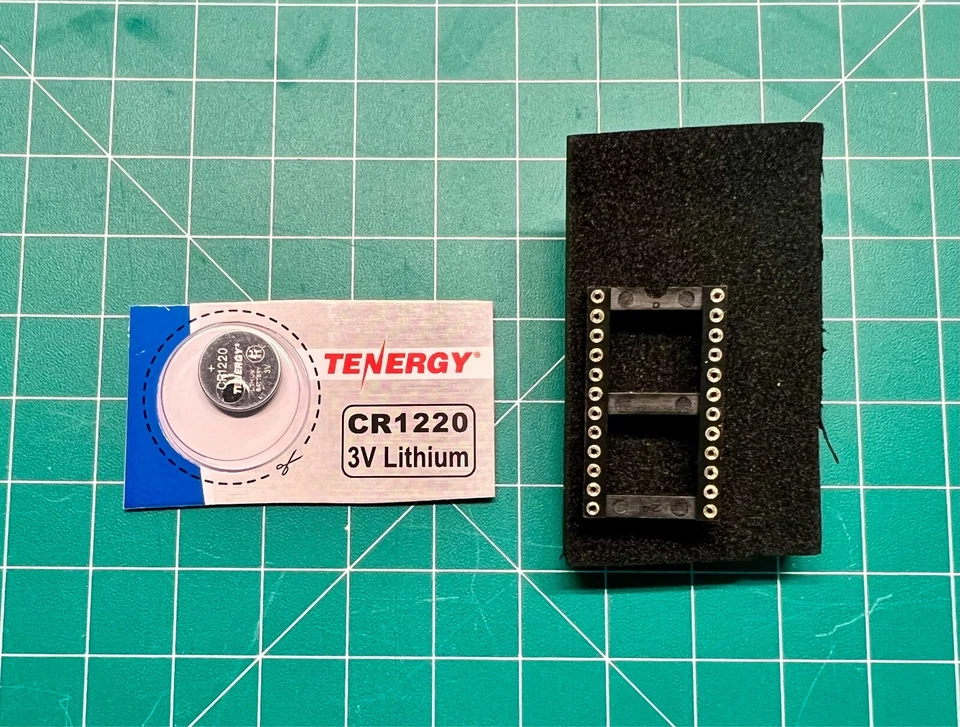 Dallas DS1287 DS12887 RTC Repuesto nwX287 Kit de Batería Módulo Reloj en Tiempo Real Foto 3 de 4