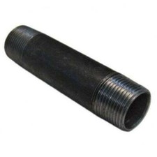 Black Steel Pipe Threaded Both Ends (1/2" - 2") - Lengths up to 600cm
