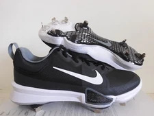 NIKE FORCE ZOOM TROUT 9 PRO "METAL BASEBALL CLEATS" BLACK SZ 10 [FB2907-001]