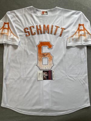SAN FRANCISCO GIANTS- CASEY SCHMITT AUTOGRAPH #6 NIKE CITY CONNECT