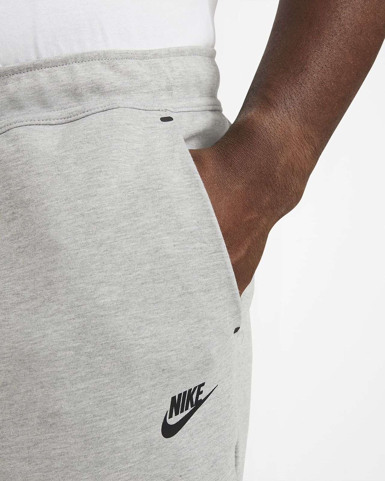 Nike Tech Fleece Joggers Pants Cuffed Heather Grey OG CU4495-063 Men's ...