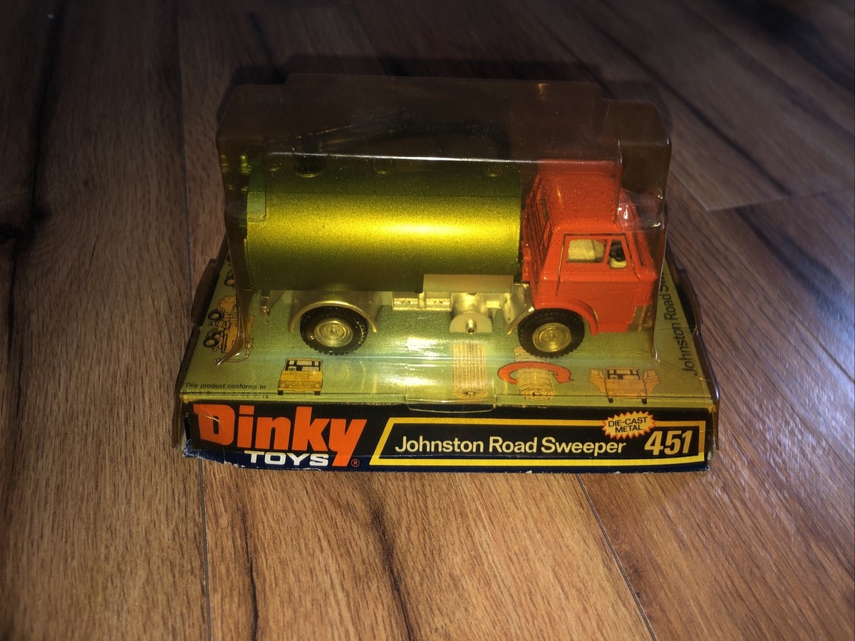 Vintage Rare Dinky Toys 451 Johnston Road Sweeper Truck