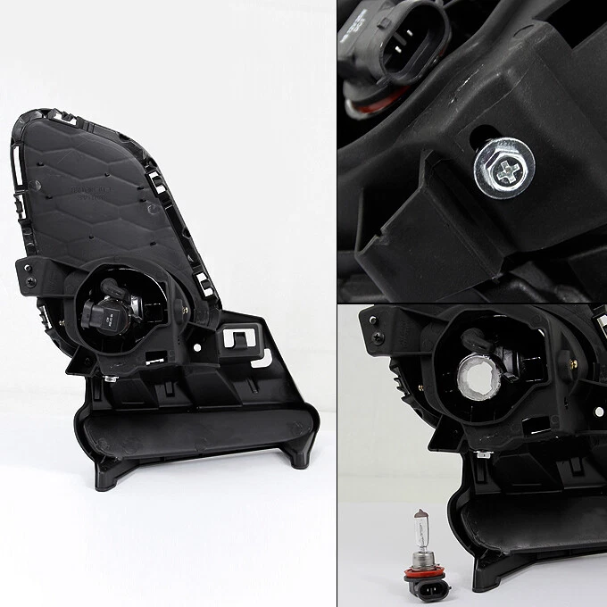 Luces antiniebla transparentes para Mazda 3 2012-2013 sedán 4 puertas con interruptor + bombillas + bisel Foto 3 de 4