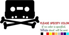 The Pirate Cassette Tape Vinyl decal sticker Car Truck Window Laptop Die Cut 10"