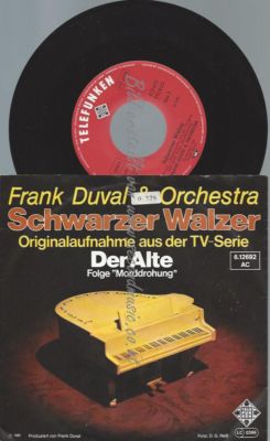 7''   Frank Duval & Orchestra   Schwarzer Walzer // DER ALTE