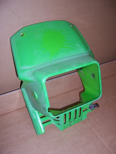 Lampenmaske Kawasaki KLR 600 570 E KL600A B 84-93 Scheinwerfer Verkleidung grün - Bild 2 von 4