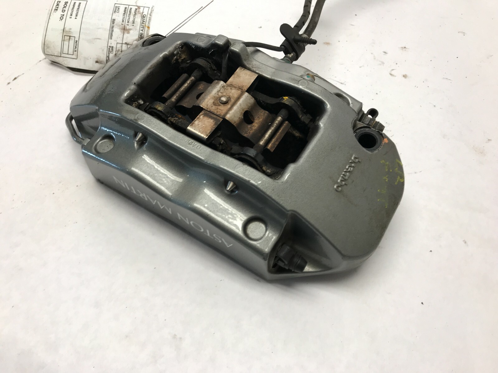 09-16 ASTON MARTIN V8 VANTAGE 4.7 REAR BRAKE CALIPER BREMBO LEFT LH DRIVER SIDE