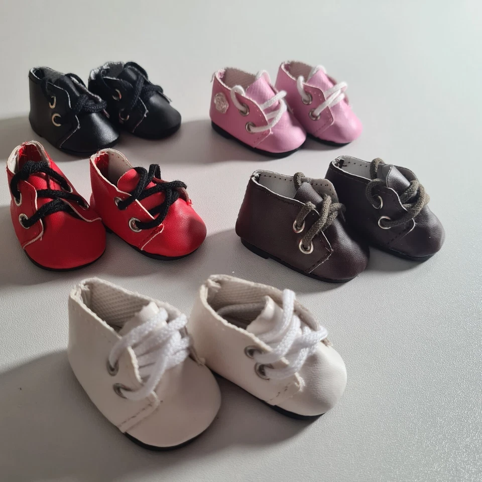 Rosa/Pink 5 Cm Schuhe Stiefel Sandalen 14,5 Zoll/32cm Puppe/Tilda Puppe Zubehör  - Bild 3 von 3