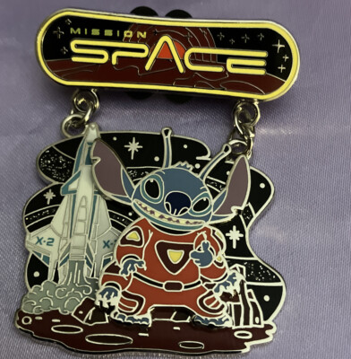 Disney STITCH MISSION SPACE Featured Attractions Collection 2008 LE 3000 Pin