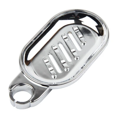 Soap Dish Tray Shower Rail Slide Plate Bathroom Stand Holder Rack Hole 22mm